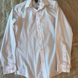 Long sleeved, collared shirt